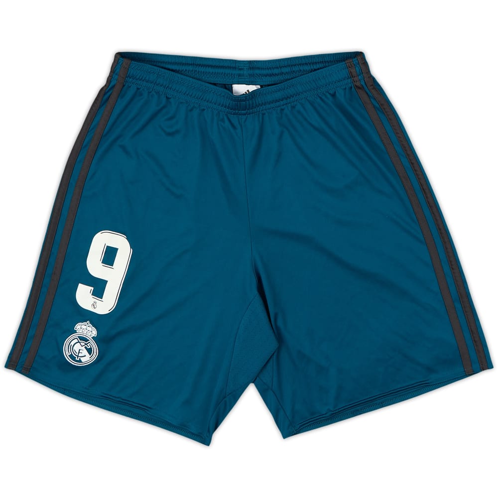 2017-18 Real Madrid Third Shorts #9 (Benzema) - 7/10 - (S)