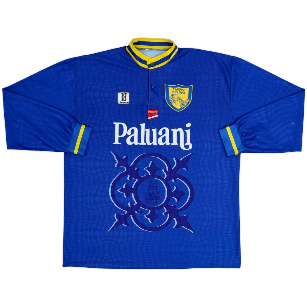 1998-99 Chievo Verona Away L/S Shirt - 5/10 - (XXL)