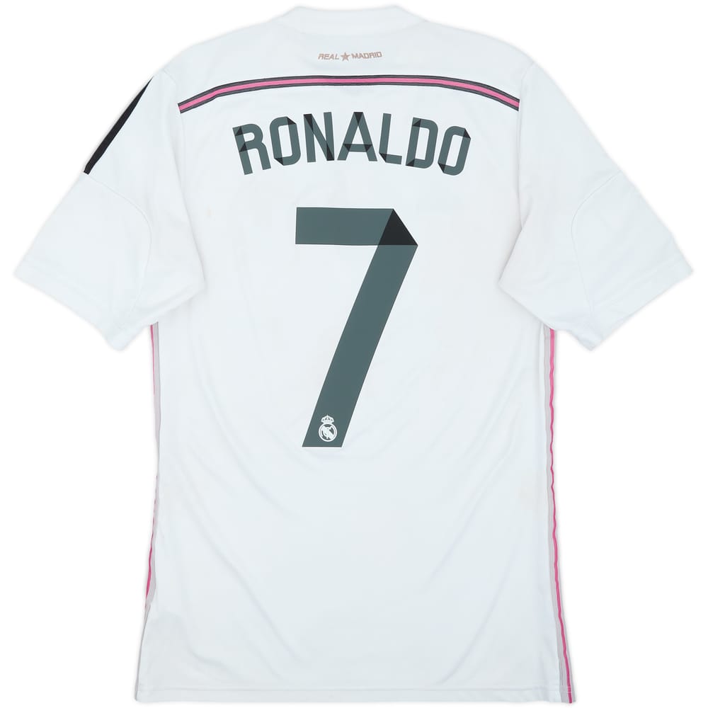 2014-15 Real Madrid Home Shirt Ronaldo #7 - 5/10 - (S)