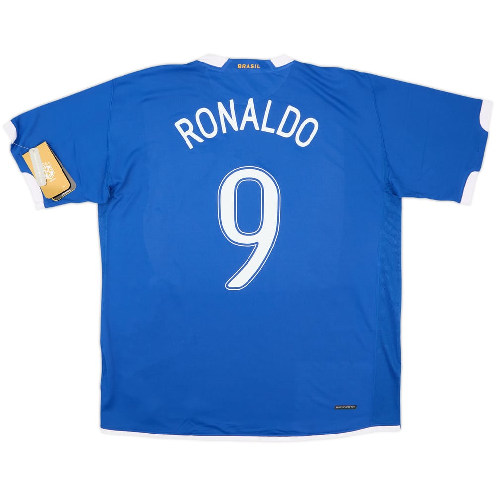 2006-07 Brazil Away Shirt Ronaldo #9 (XL)