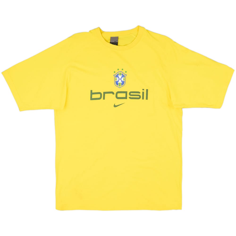 2002-03 Brazil Nike Cotton Tee - 8/10 - (M)