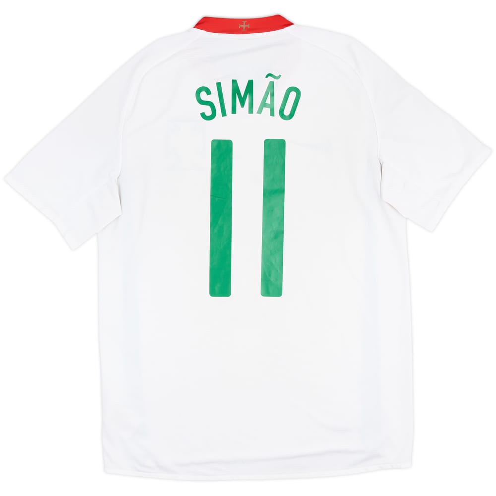 2008-10 Portugal Away Shirt Simao #11 - 8/10 - (M)