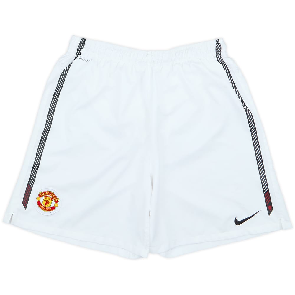 2010-11 Manchester United Home Shorts - 7/10 - (13-15 Years)