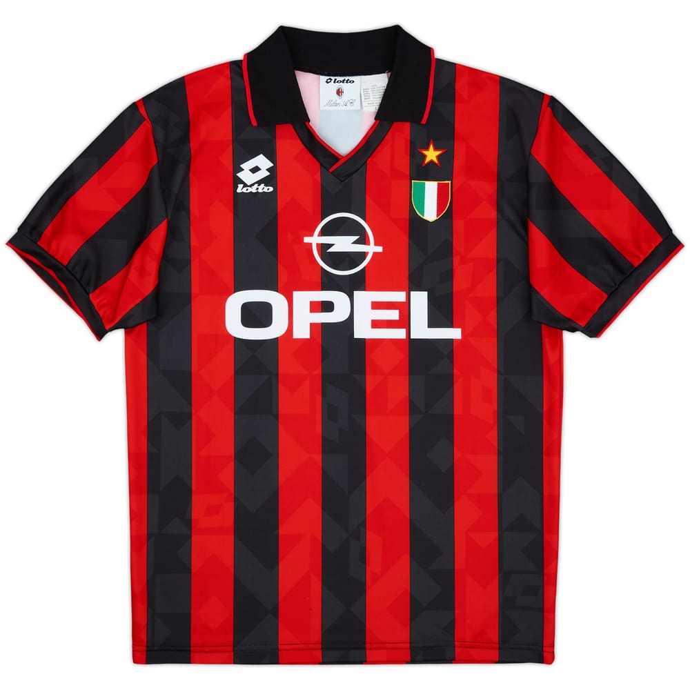 1994-95 AC Milan Home Shirt - 9/10 - (L)