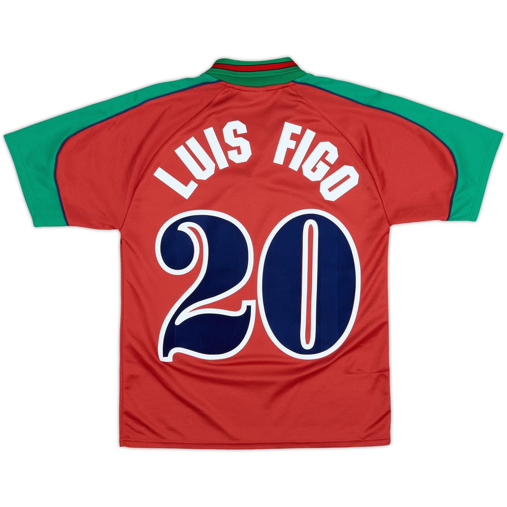 1996-97 Portugal Home Shirt Luis Figo #20 - 8/10 - (S)