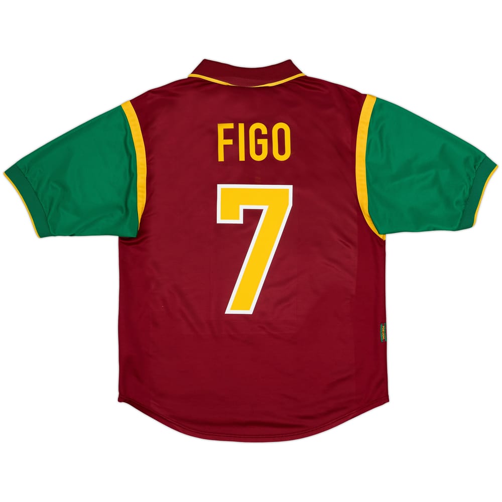 1999-00 Portugal Home Shirt Figo #7 - 8/10 - (M)