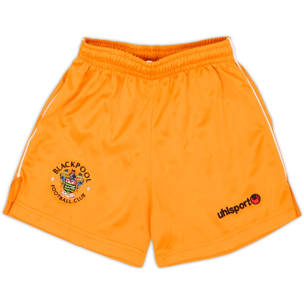 2005-06 Blackpool Home Shorts - 8/10 - (S.Boys)
