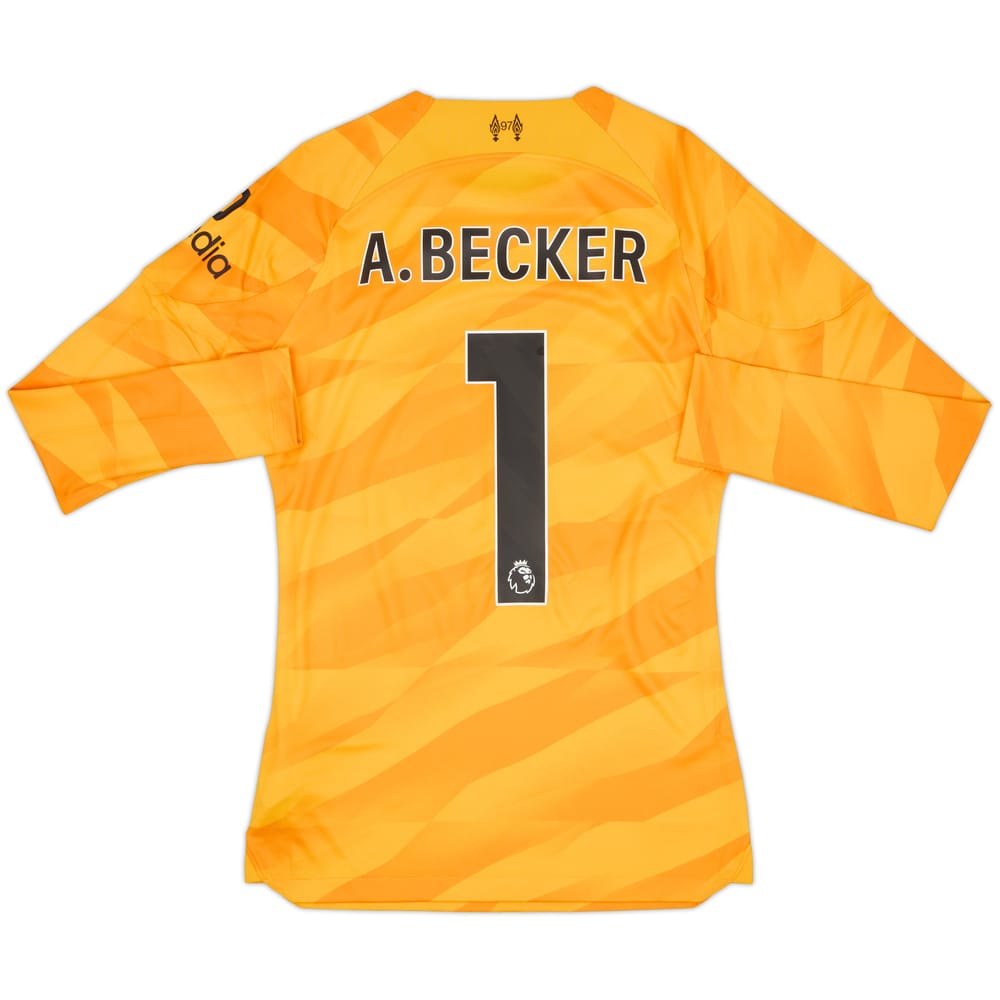 2023-24 Liverpool GK Shirt A.Becker #1 - 9/10 - (S)