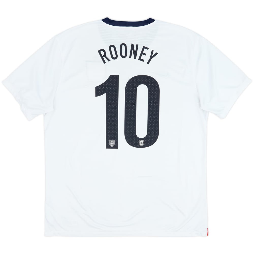 2013 England 150th Anniversary Home Shirt Rooney #10 - 6/10 - (XL)