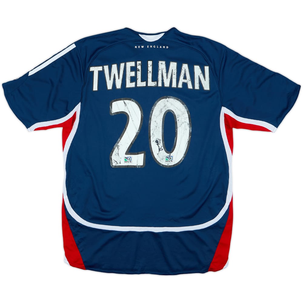 2006 New England Revolution Home Shirt Twellman #20 - 5/10 - (XL.Boys)