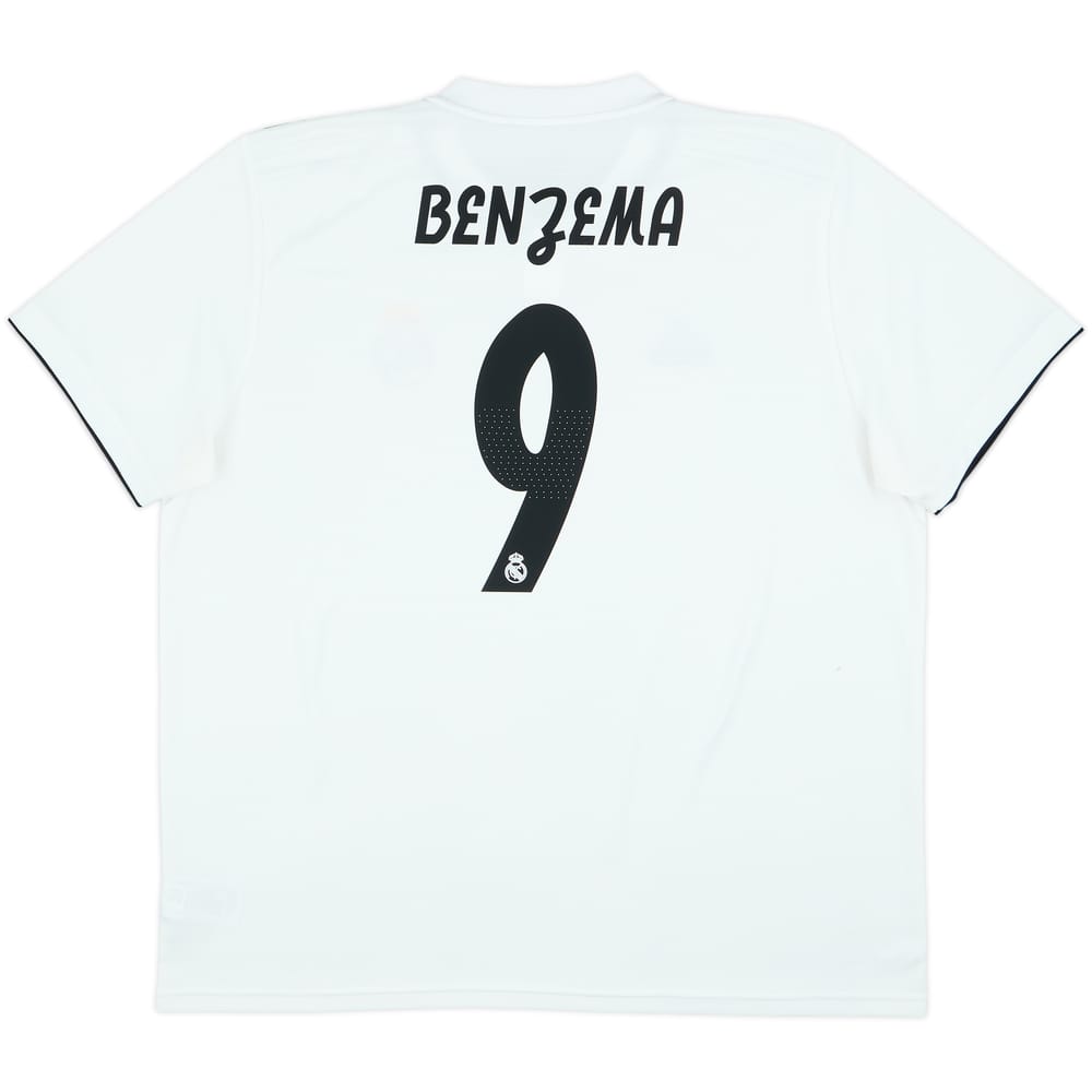 2018-19 Real Madrid Home Shirt Benzema #9