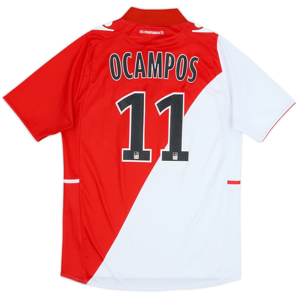 2013-14 Monaco Home Shirt Ocampos #11 - 8/10 - (M)