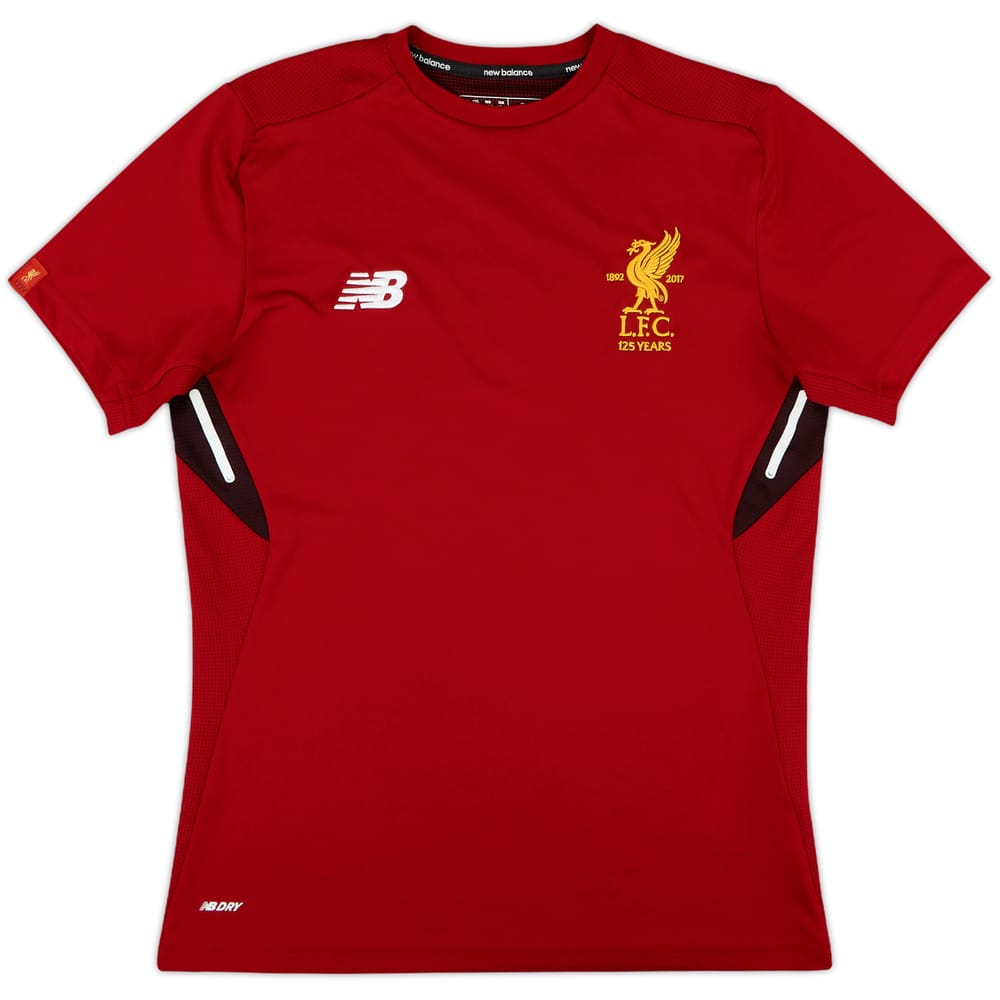 2017-18 Liverpool New Balance Training Shirt - 9/10 - (XL.Boys)