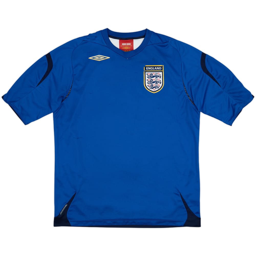 2006-08 England GK S/S Shirt - 5/10 - (L)
