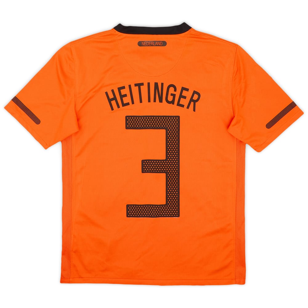 2010-11 Netherlands Home Shirt Heitinger #3 - 9/10 - (L.Boys)