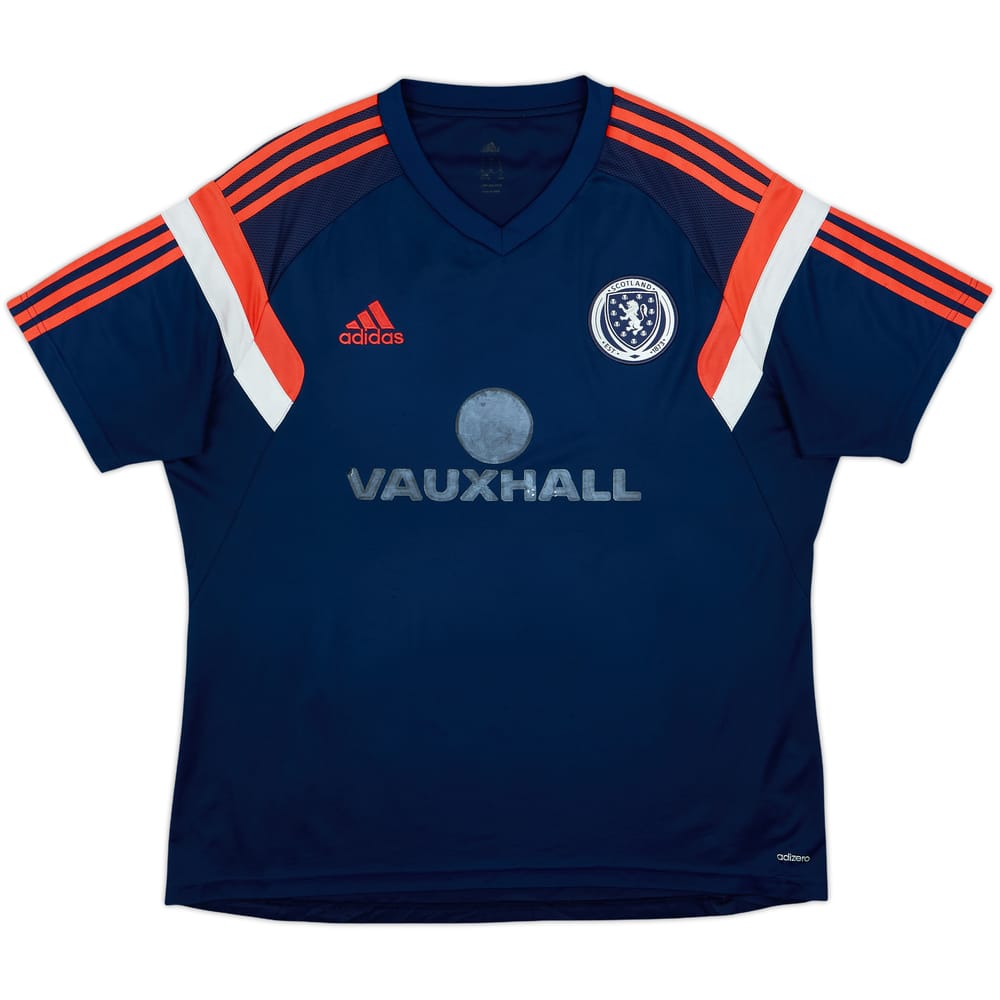 2013-14 Scotland adidas Training Shirt - 4/10 - (XL)