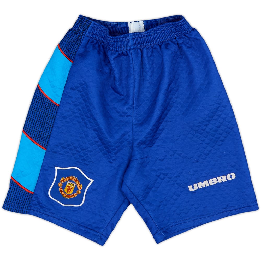 1994-97 Manchester United GK Shorts - 8/10 - (8-9 Years)