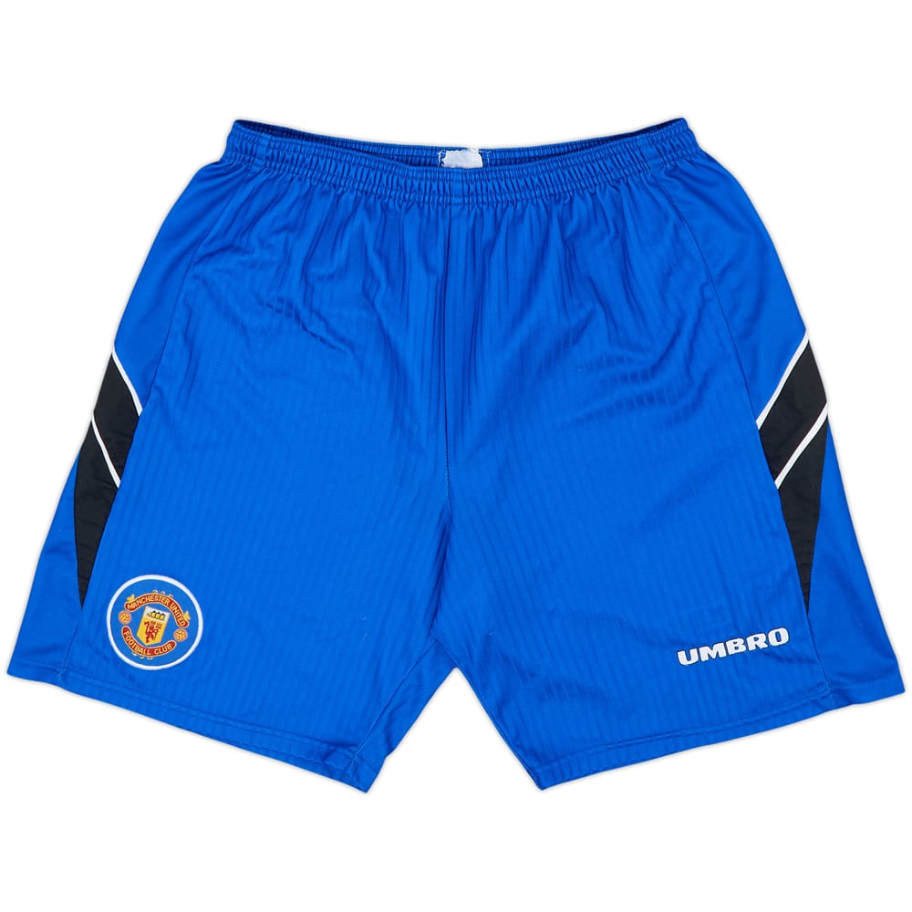1996-98 Manchester United Third Shorts - 7/10 - (15-16 Years)