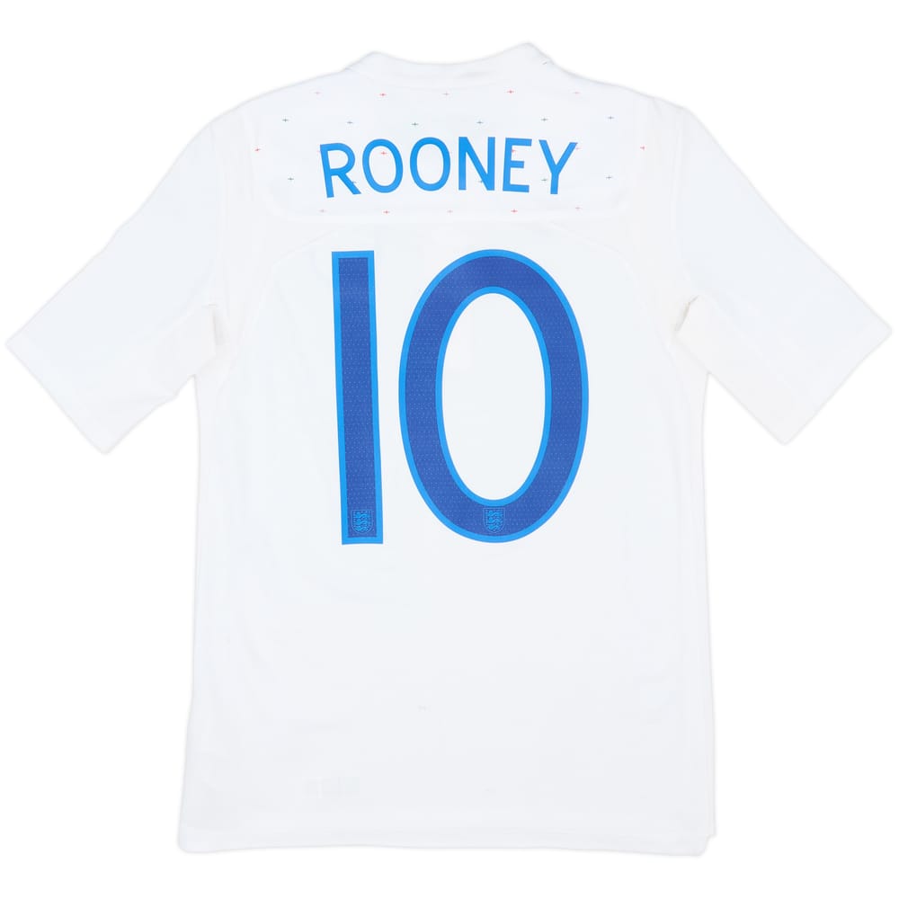 2010-11 England Home Shirt Rooney #10 - 7/10 - (XL.Boys)