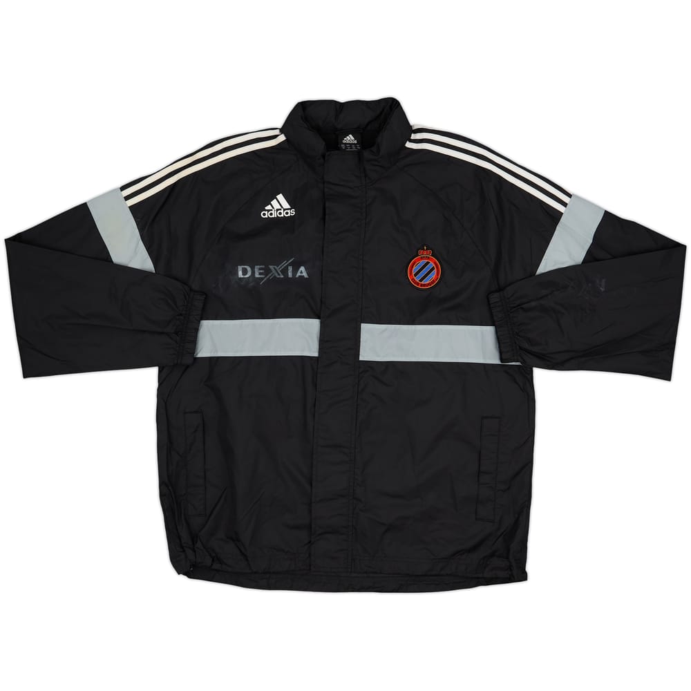 2006-07 Club Brugge adidas Hooded Rain Jacket - 5/10 - (L/XL)