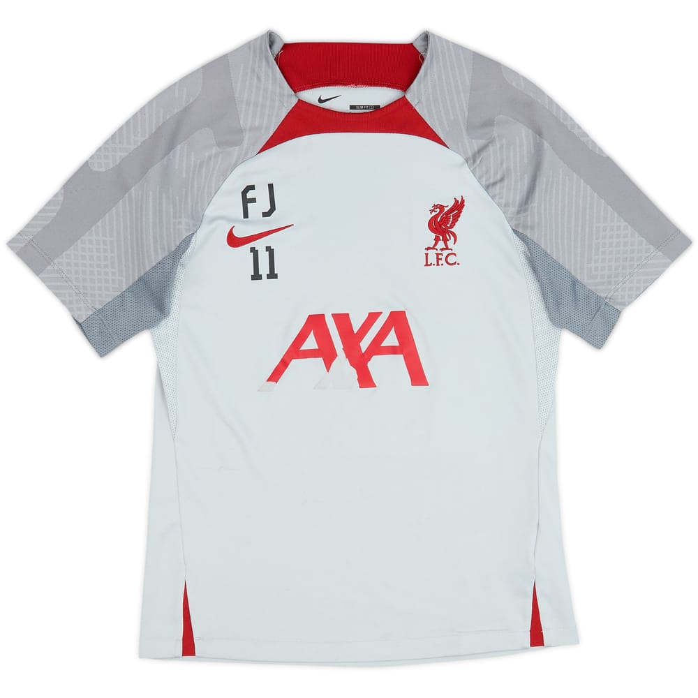 2023-24 Liverpool Player Issue Nike Training Shirt FJ #11 - 5/10 - (L.Boys)
