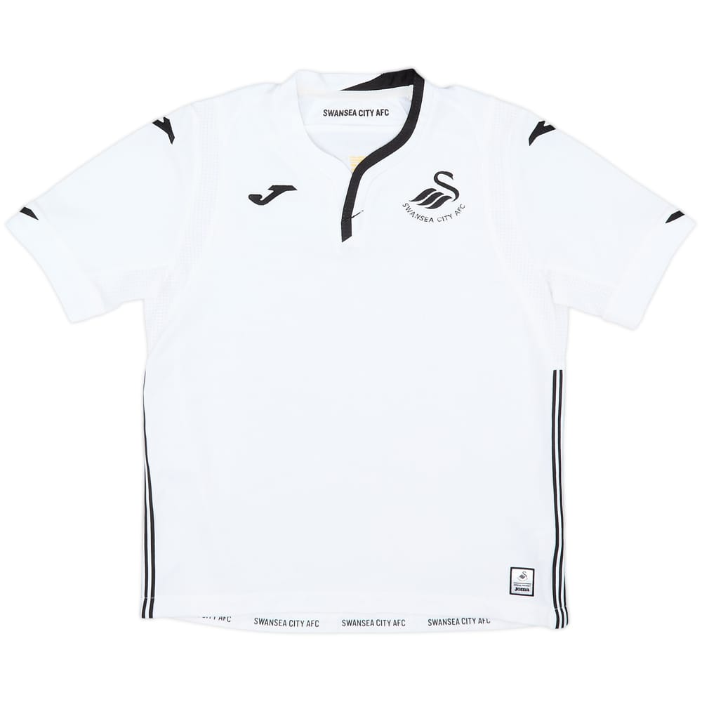 2018-19 Swansea Home Shirt - 8/10 - (M.Boys)