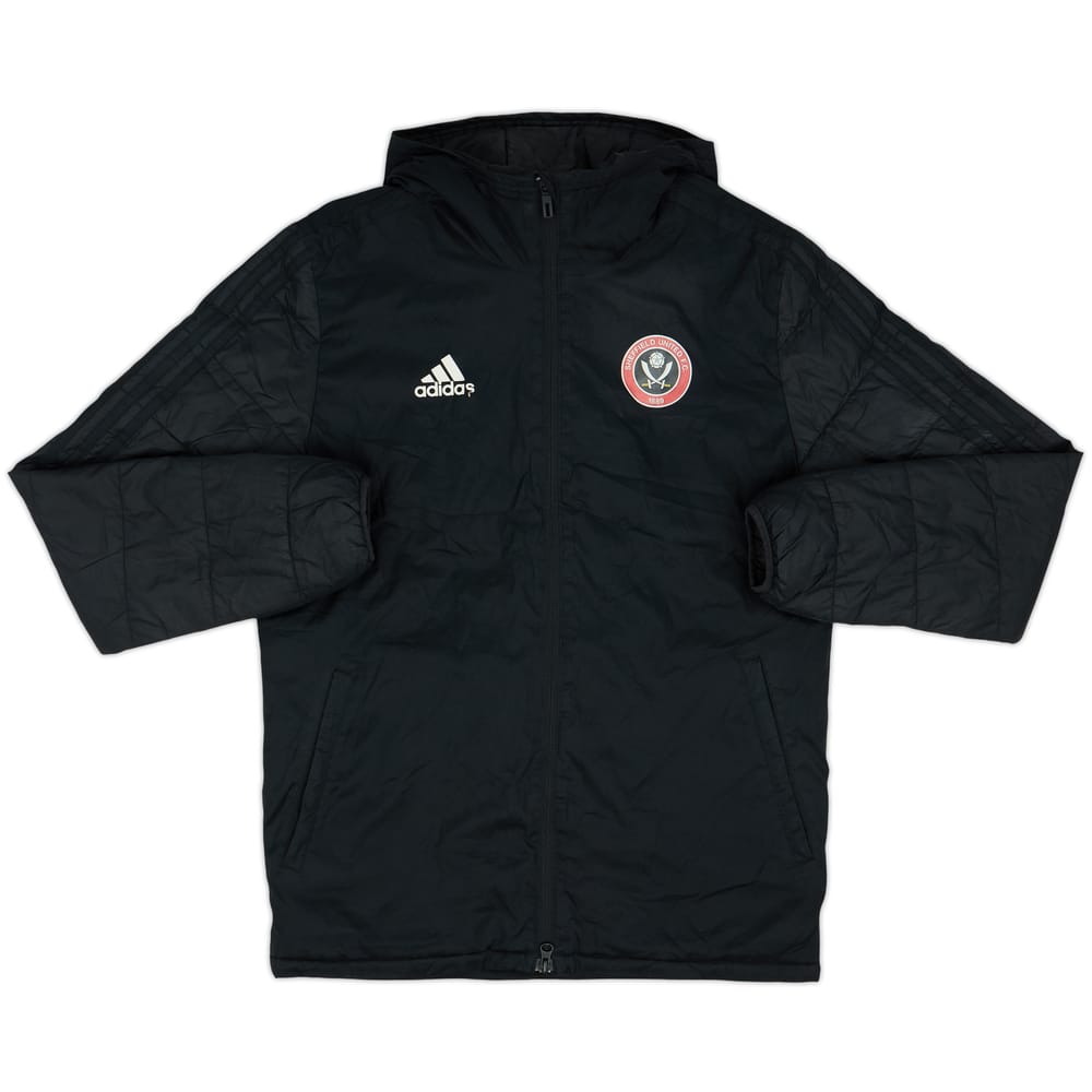 2018-19 Sheffield United adidas Hooded Padded Bench Coat - 5/10 - (S)
