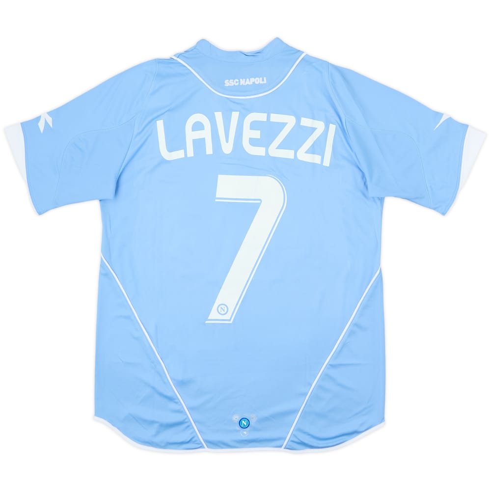 2007-08 Napoli Home Shirt Lavezzi #7 (S)
