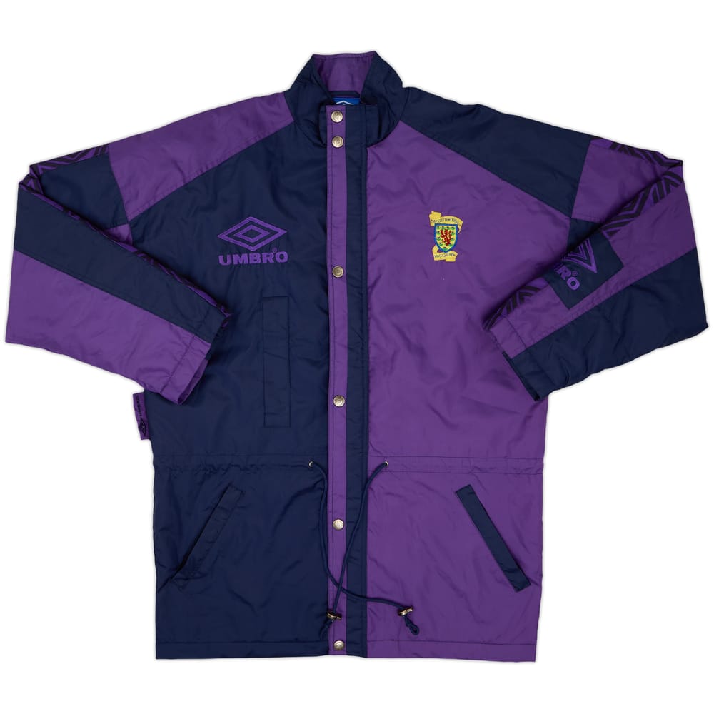 1994-95 Scotland Umbro Padded Bench Coat - 10/10 - (M)