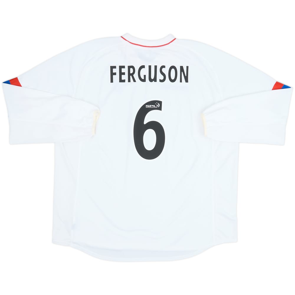 2003-04 Rangers Third L/S Shirt Ferguson #6 - 9/10 - (3XL)