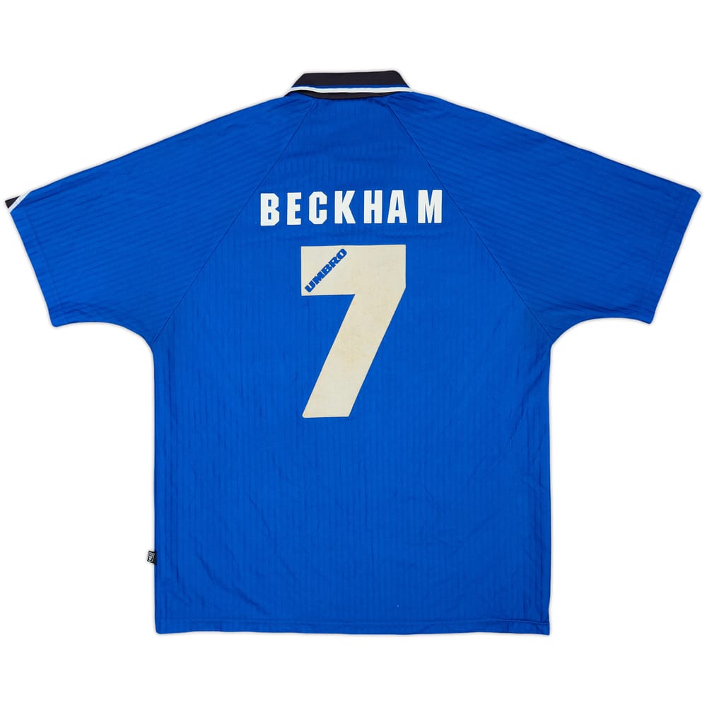 1996-98 Manchester United Third Shirt Beckham #7 - 7/10 - (L)