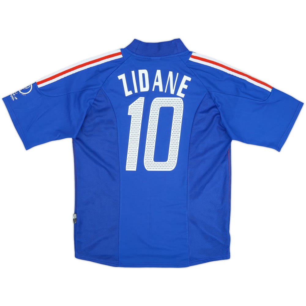 2002-04 France Home Shirt Zidane #10 - 5/10 - (L)