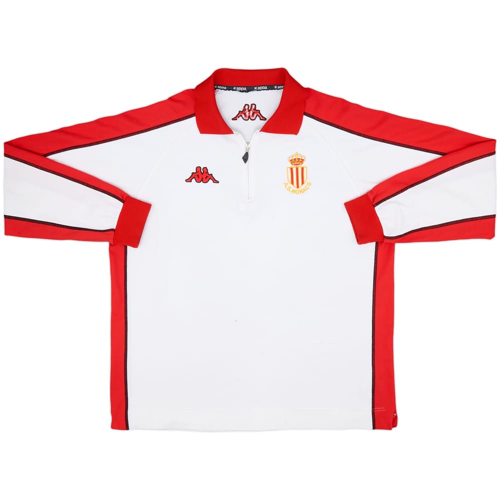 2000-01 Monaco Kappa 1/4 Zip L/S Training Shirt - 6/10 - (XL)