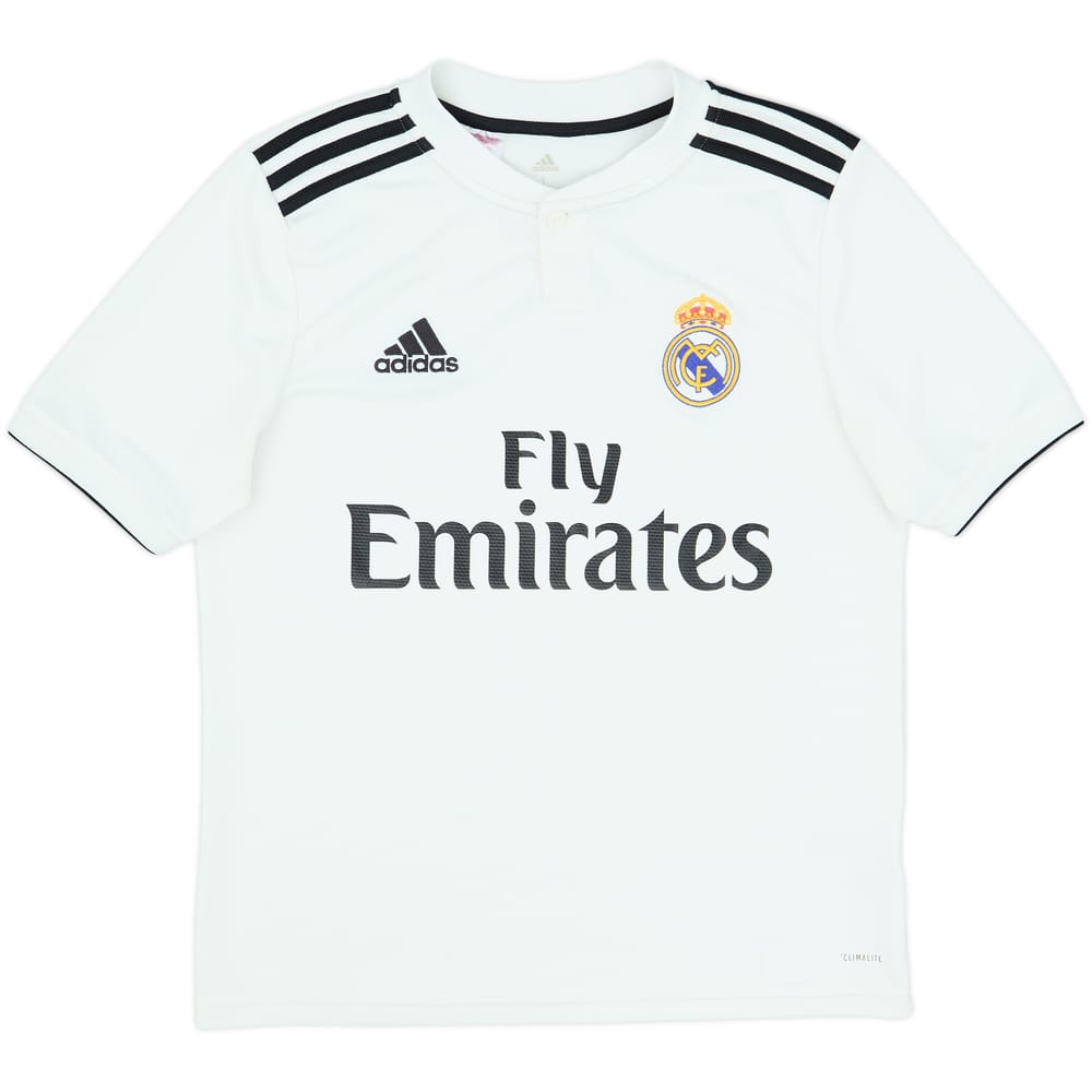 2018-19 Real Madrid Home Shirt - 8/10 - (13-14 Years)