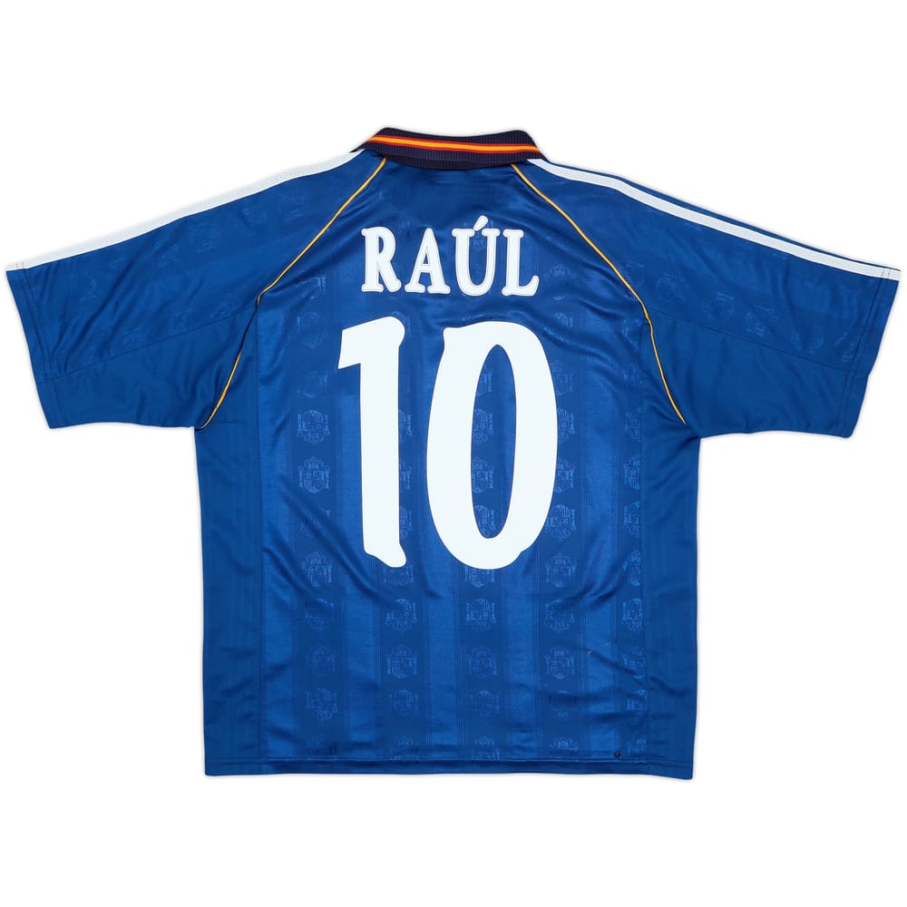 1999-00 Spain Away Shirt Raul #10 - 6/10 - (M)