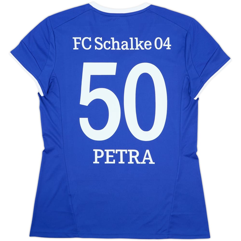 2012-14 Schalke Home Shirt Petra #50 - 8/10 - (Women's XL)