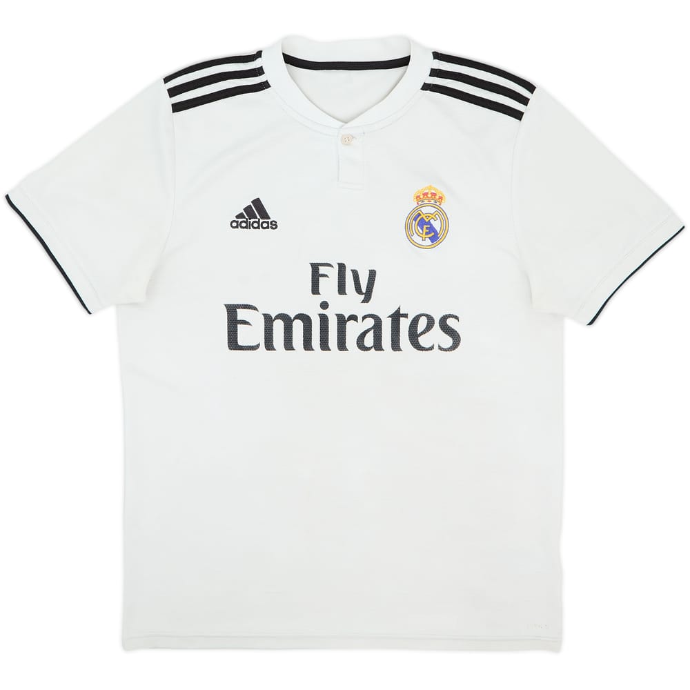 2018-19 Real Madrid Home Shirt - 4/10 - (M)