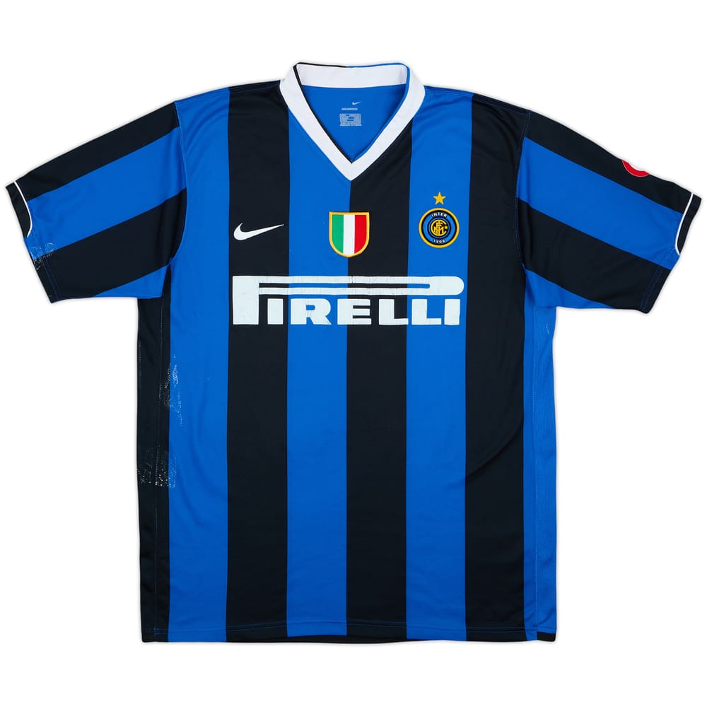 2006-07 Inter Milan Home Shirt Materazzi #23 - 3/10 - (L)
