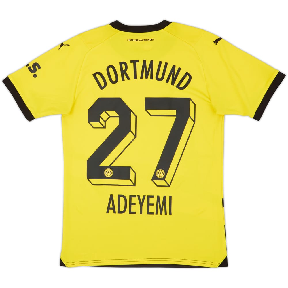 2023-24 Borussia Dortmund Home Shirt Adeyemi #27 - 8/10 - (S)