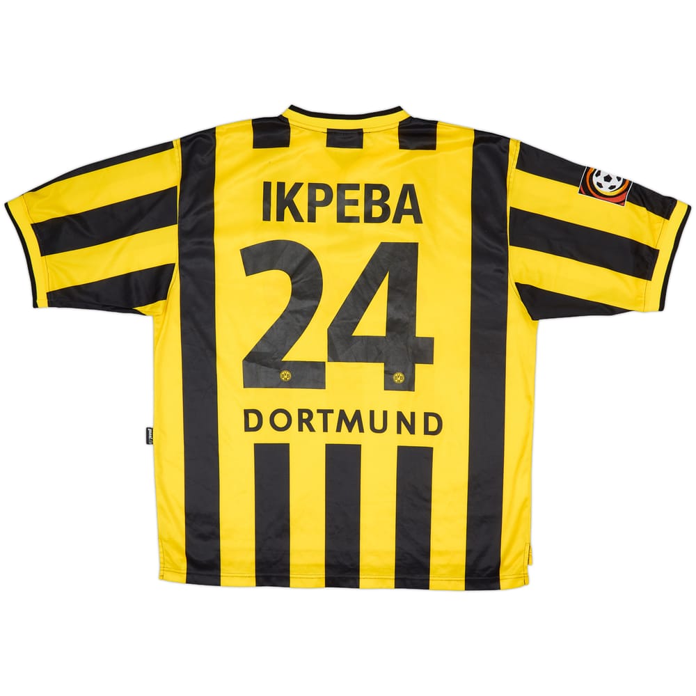 2000-02 Borussia Dortmund Home Shirt Ikpeba #24 - 5/10 - (XL)