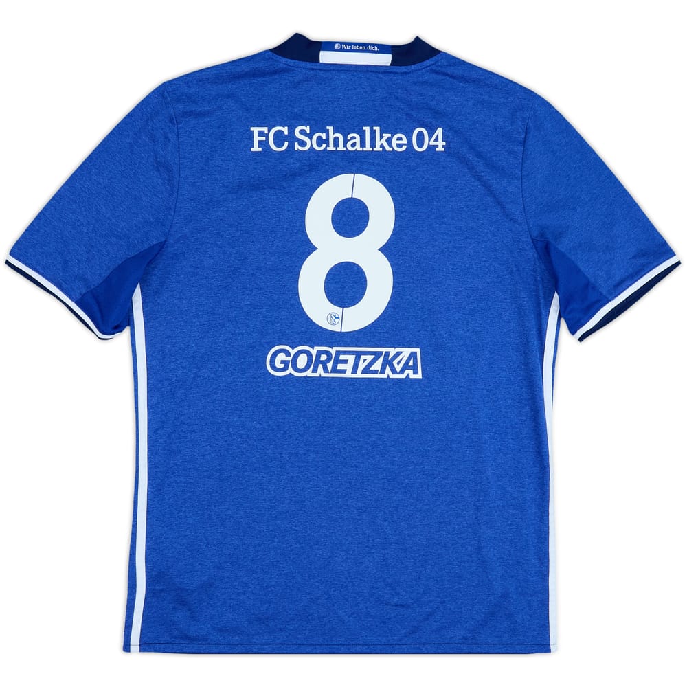 2016-18 Schalke Home Shirt Goretzka #8 - 8/10 - (15-16 Years)