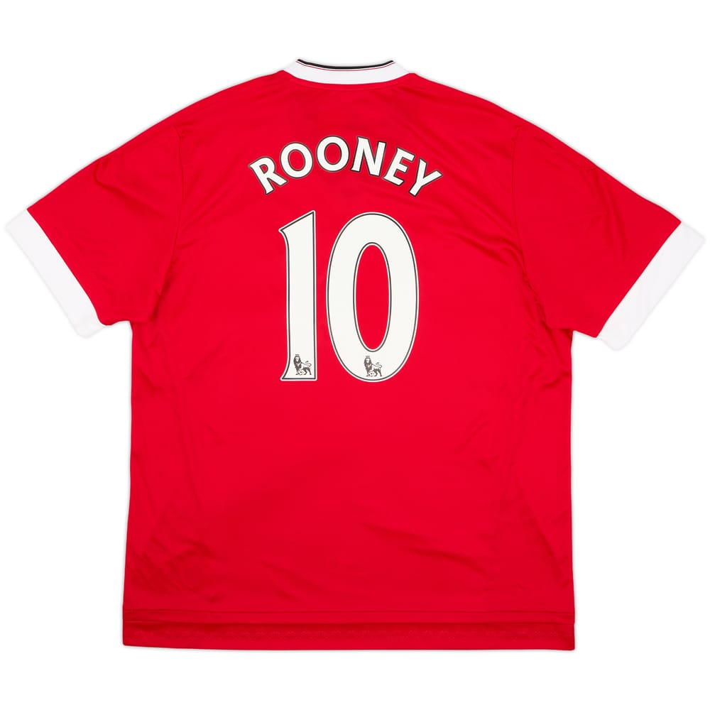 2015-16 Manchester United Home Shirt Rooney #10 (XL)