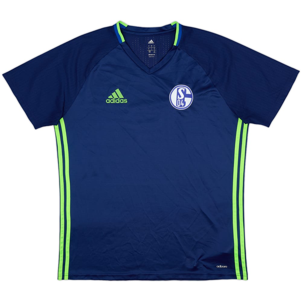 2016-17 Schalke adizero Training Shirt - 9/10 - (L)
