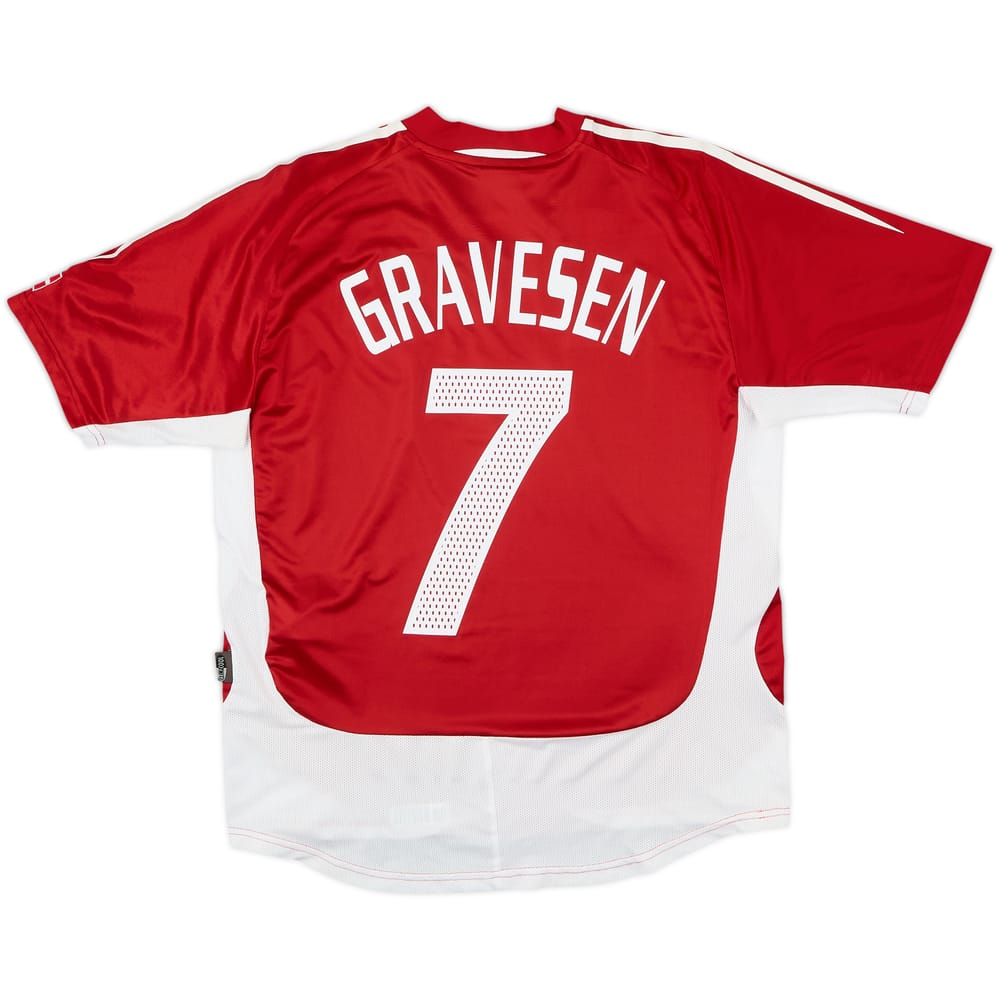 2004-05 Denmark Home Shirt Gravesen #7 - 6/10 - (15-16 Years)