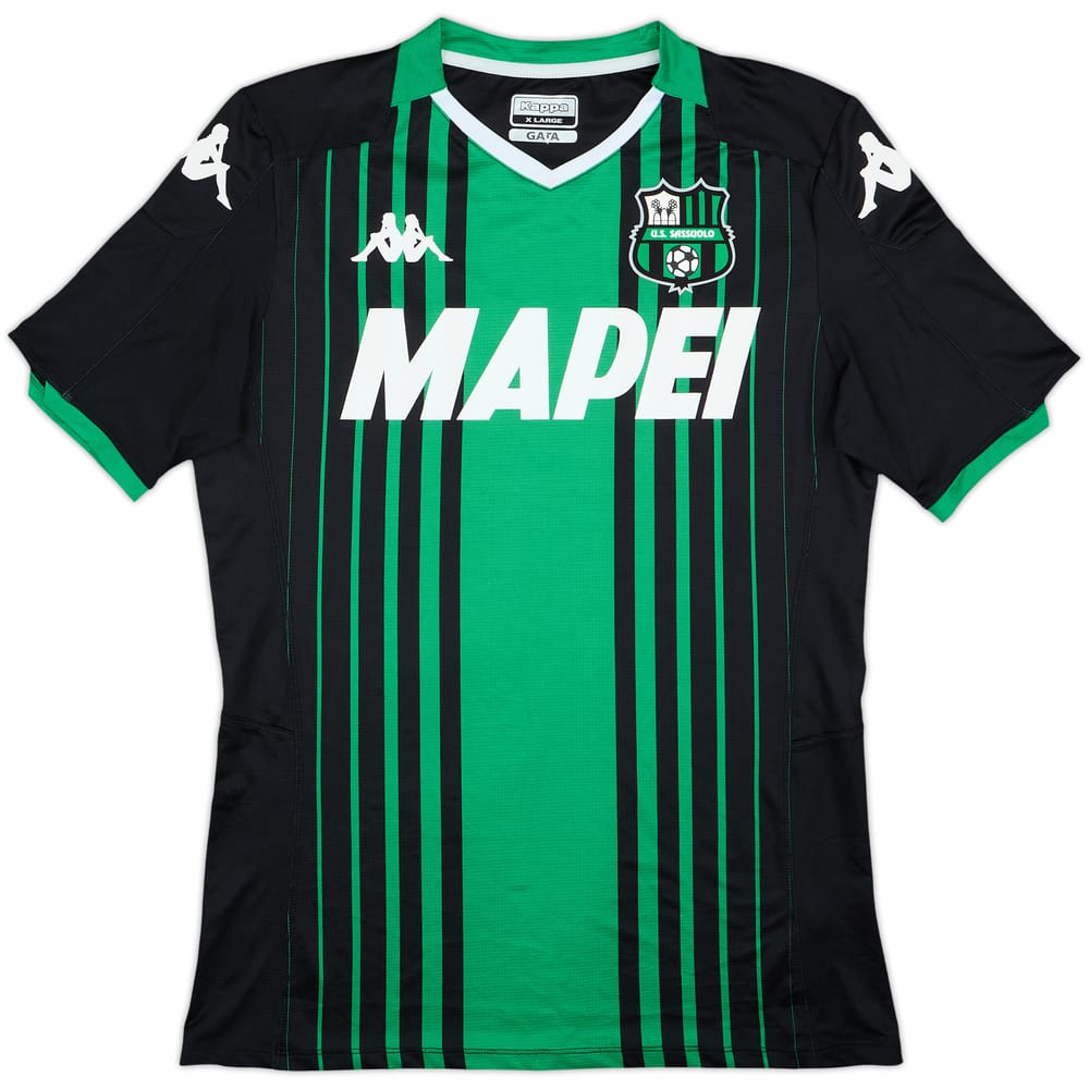 2019-20 Sassuolo Authentic Home Shirt - 6/10 - (XL)