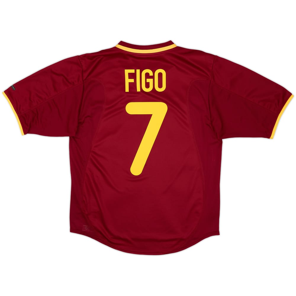 2000-02 Portugal Home Shirt Figo #7 - 9/10 - (S)