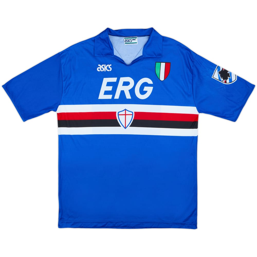 1991-92 Sampdoria Home Shirt - 6/10 - (L)