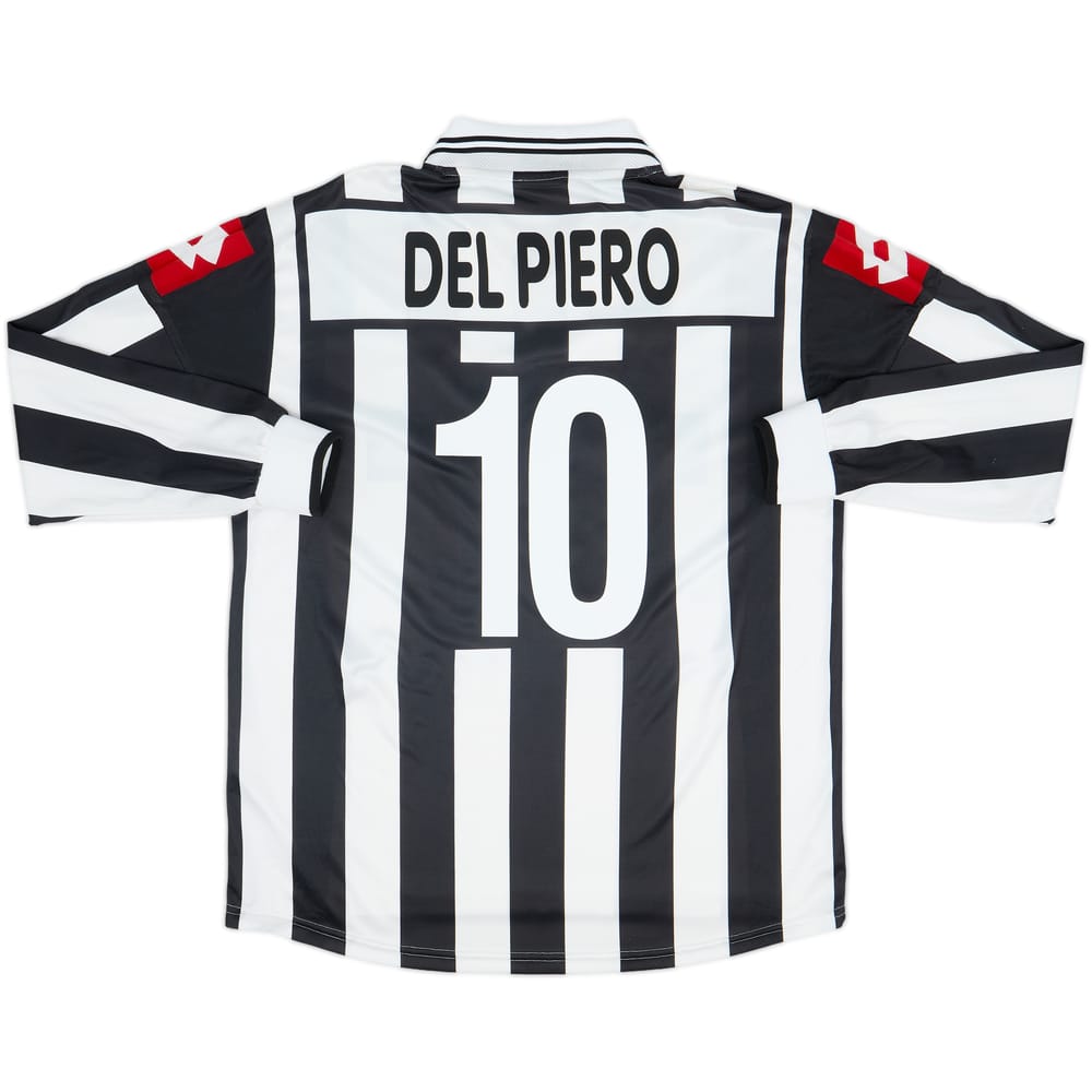 2001-02 Juventus Home L/S Shirt Del Piero #10 - 7/10 - (XL)