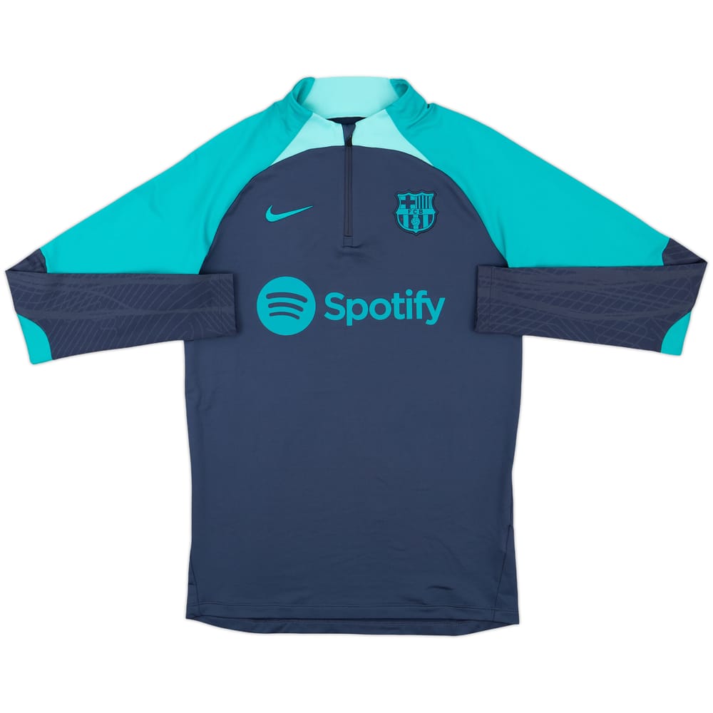 2023-24 Barcelona Nike 1/4 Zip Drill Top - 9/10 - (S)