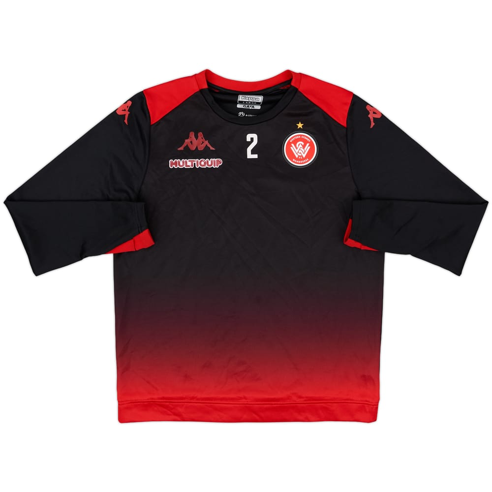 2021-22 Western Sydney Wanderers Player Issue Kappa Sweat Top #2 - 7/10 - (L)
